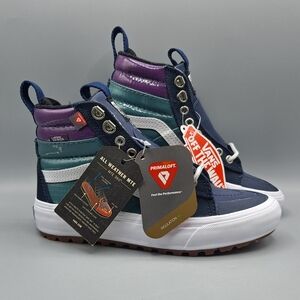 New Vans Sk8 Hi Top MTE 2.0 DX Dress Blues Jasper Green Purple Women's Size 6